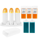 ActiveShop Valencia Waxing Kit - arranged with the included components on a white background