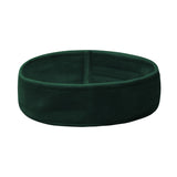 ActiveShop Velour Cosmetic Treatment Headband Bottle Green - isolated on a white background