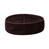 ActiveShop Velour Cosmetic Treatment Headband Brown - isolated on a white background