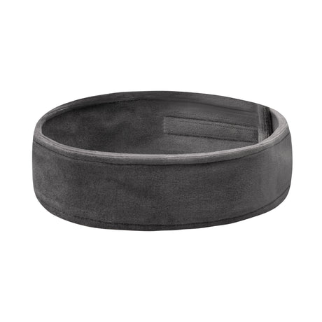ActiveShop Velour Cosmetic Treatment Headband Grey - isolated on a white background