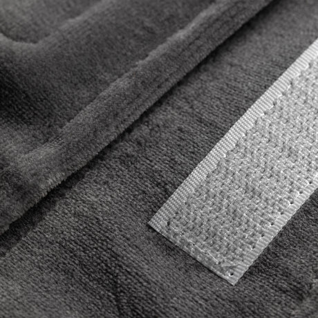 ActiveShop Velour Cosmetic Treatment Headband Grey - product displayed with its packaging on a dark background