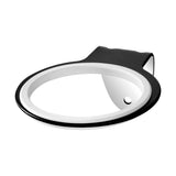 ActiveShop Wall-Mounted Hair Dryer Holder Q96 Black - styling tool shown on a white background