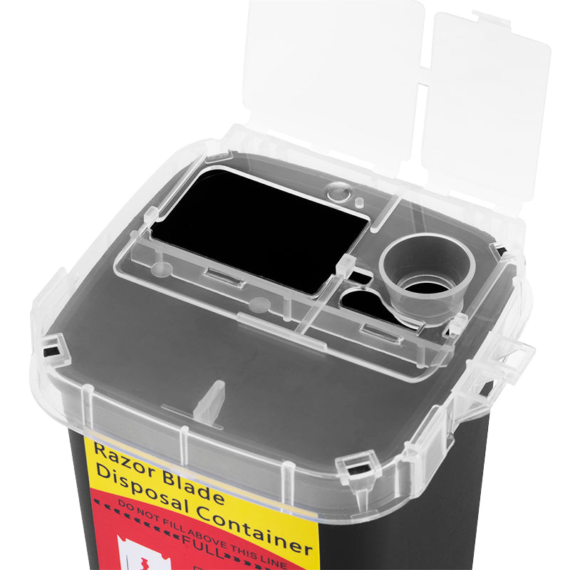 ActiveShop Waste Container For Used Razor Blades - isolated on a white background