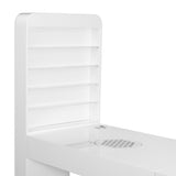 ActiveShop White Beauty Desk 310 with Built-In Absorber Right - displayed in a professional treatment-room setting