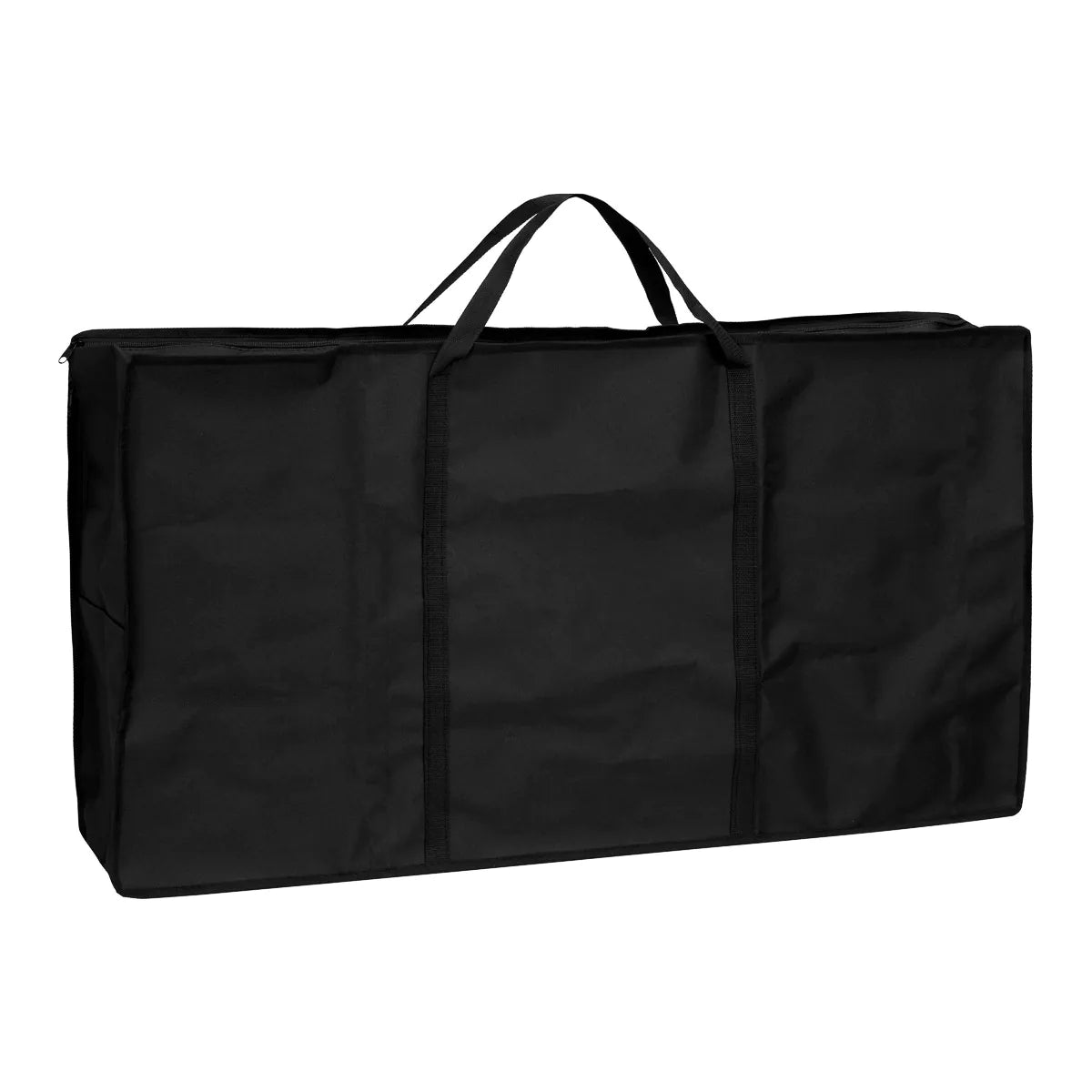 ActiveShop White Portable Folding Desk 4031 + Travel Bag - front view showing the storage and construction details