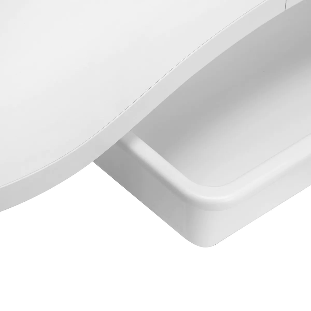 ActiveShop White Portable Folding Desk 4031 + Travel Bag - displayed in a professional treatment-room setting
