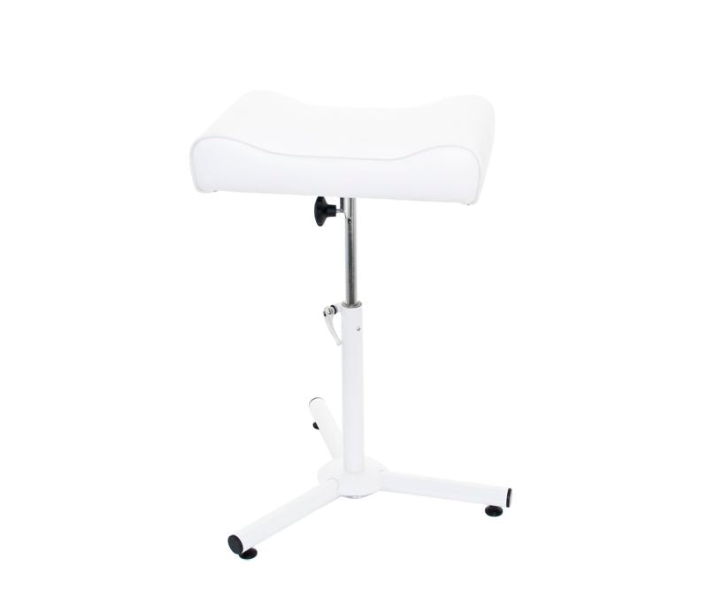 ActiveShop Wide Height-Adjustable Pedicure Footrest - full product view at an angle on a white background