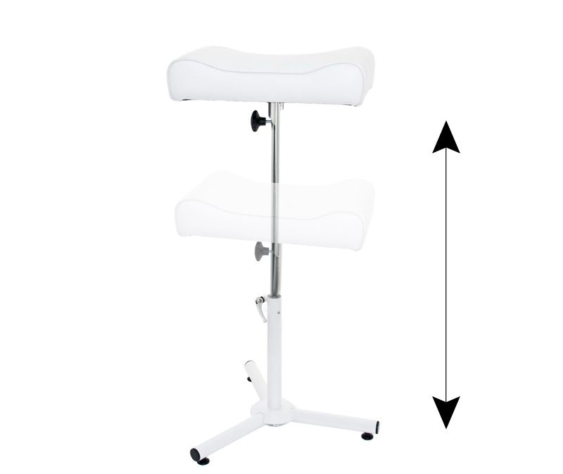 ActiveShop Wide Height-Adjustable Pedicure Footrest - full product view on a white background