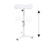 ActiveShop Wide Height-Adjustable Pedicure Footrest - full product view on a white background