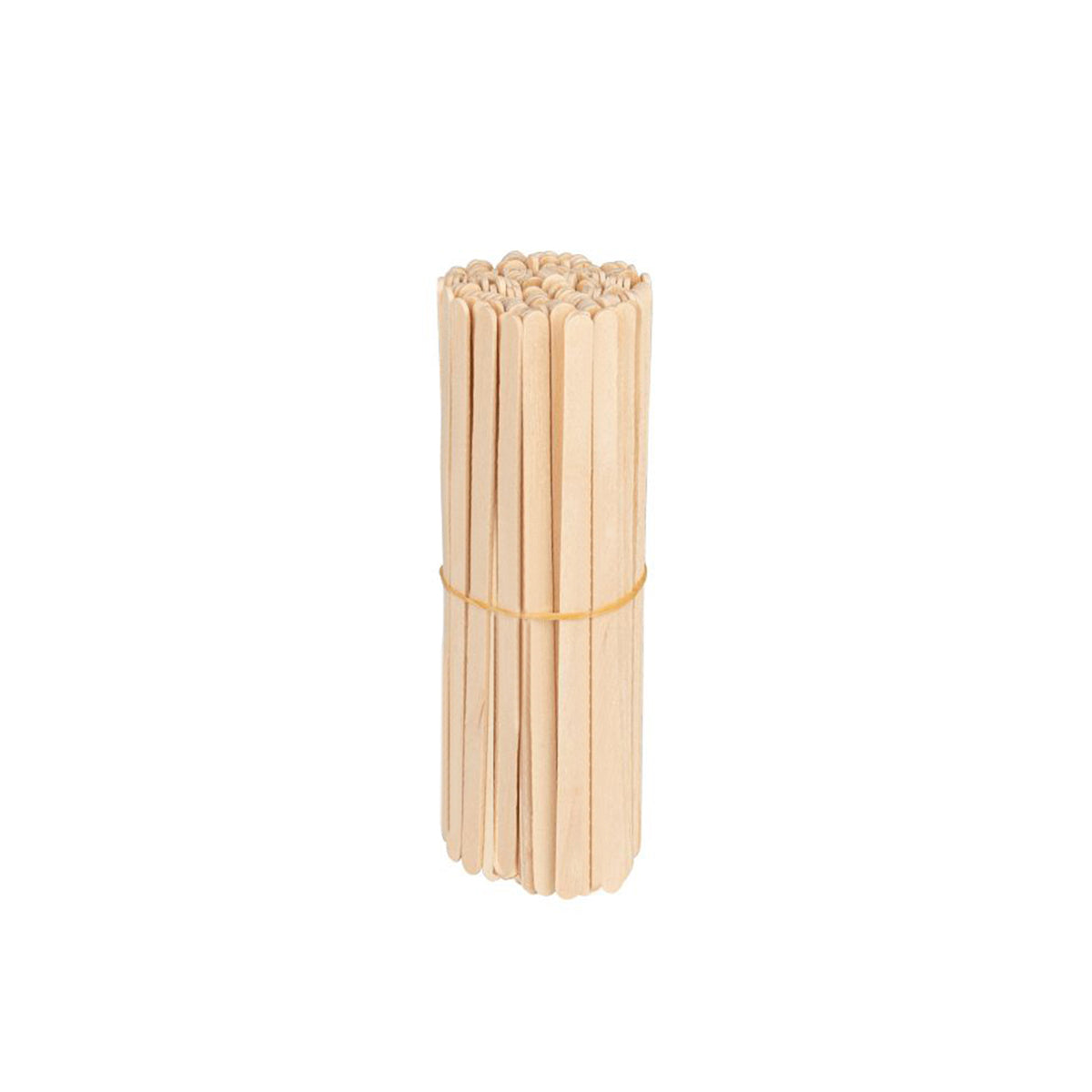 ActiveShop Wooden Spatula Small 140 × 6 × 1.4mm - 150 pcs - isolated on a white background