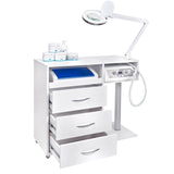 ActiveShop Y-300 White Podiatry Unit Set Max Complete Bundle - main unit with included components on a white background