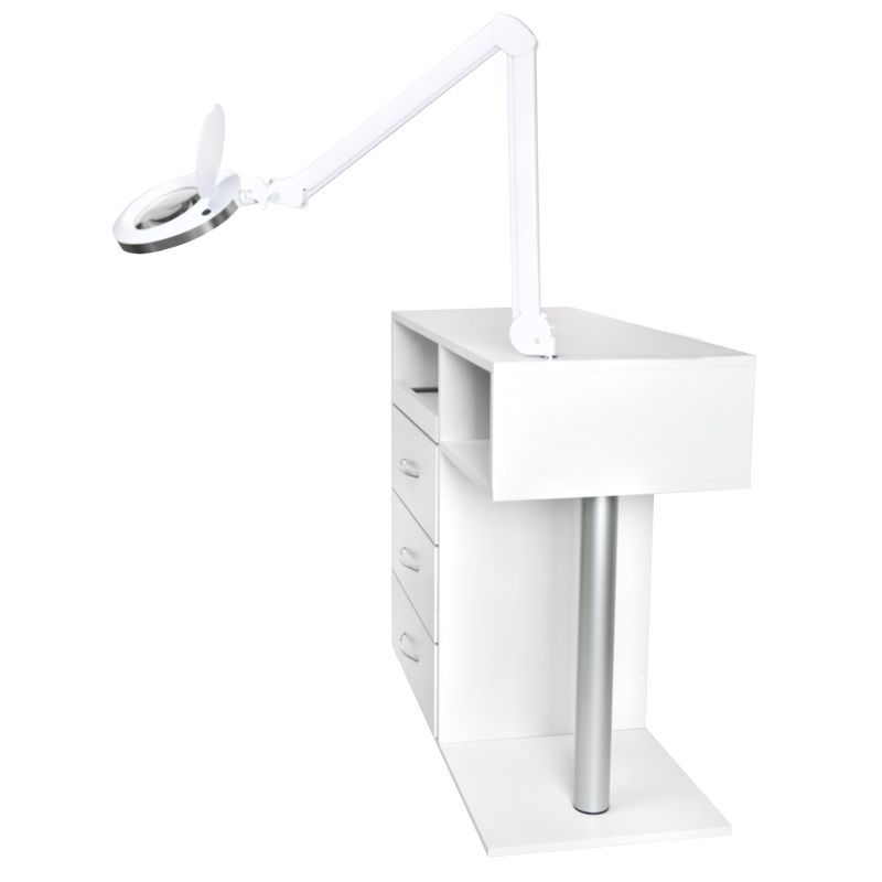 ActiveShop Y-300 White Podiatry Unit Set Max Complete Bundle - main unit with included components on a white background