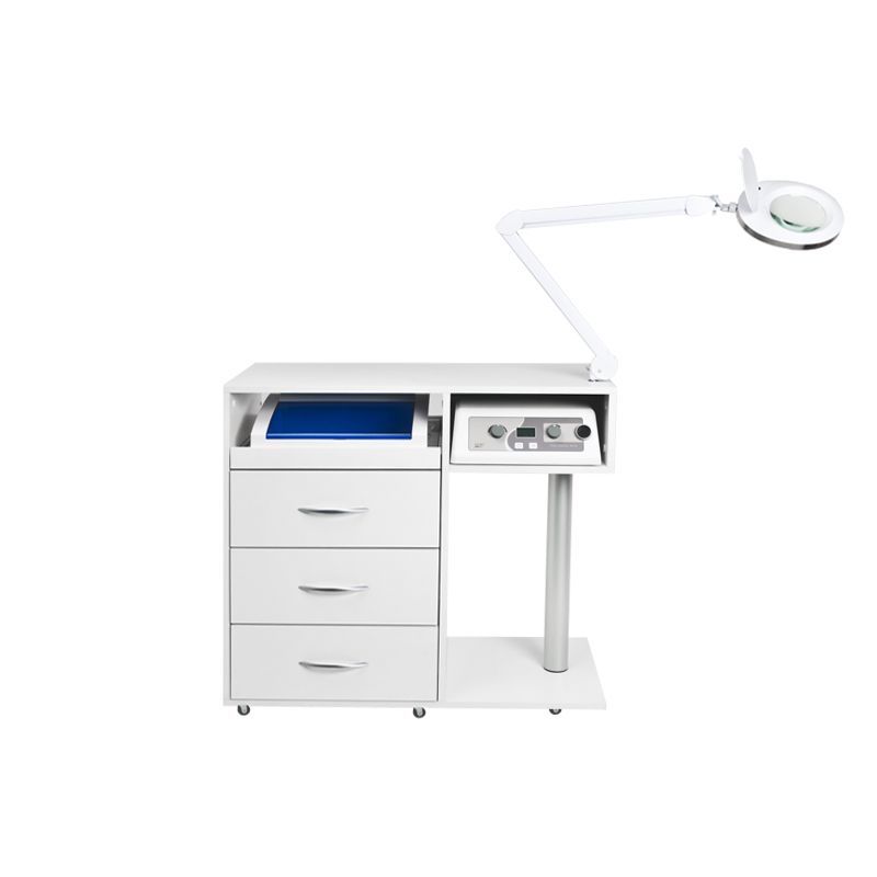 ActiveShop Y-300 White Podiatry Unit Set Max Complete Bundle - main unit with included components on a white background
