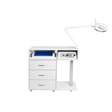 ActiveShop Y-300 White Podiatry Unit Set Max Complete Bundle - main unit with included components on a white background