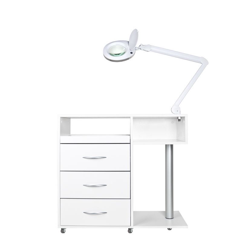 ActiveShop Y-300 White Podiatry Unit Set Max Complete Bundle - main unit with included components on a white background