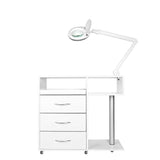 ActiveShop Y-300 White Podiatry Unit Set Max Complete Bundle - main unit with included components on a white background