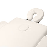 ActivFizjo Aluminium Folding Massage Table Comfort 3 Segments Cream & Silver - displayed in a professional treatment-room setting