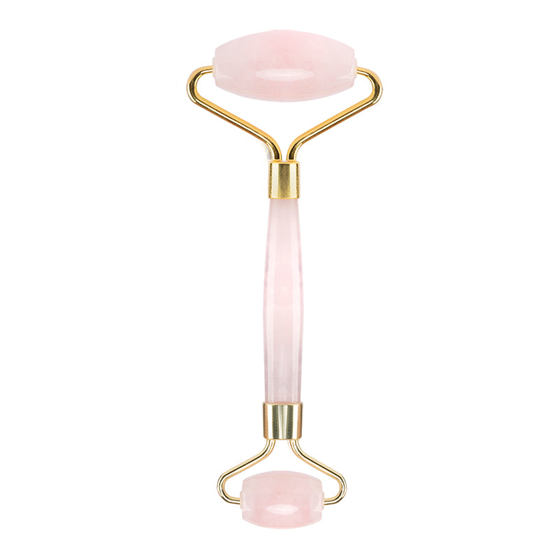 ActivFizjo Massager Roller Jade Rose Quartz - isolated on a white background