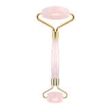 ActivFizjo Massager Roller Jade Rose Quartz - isolated on a white background