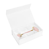 ActivFizjo Massager Roller Jade Rose Quartz - isolated on a white background