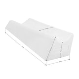 ActivPodo Pedicure Footrest For Beauty Bed White - full product view on a white background