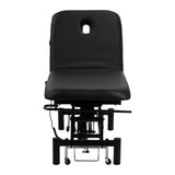 Azzurro 684A 1-Motor Electric Massage Bed Black - full product view on a white background