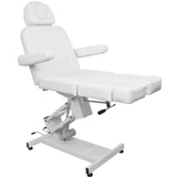 Azzurro 706 1-Motor Electric Pedicure Chair White - close-up of the upholstery and adjustment details