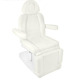 Azzurro 708A 4-Motor Electric Beauty Chair White - full product view on a white background
