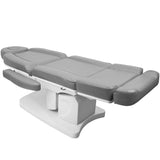 Azzurro 708A Heated 4-Motor Electric Beauty Chair Grey - full product view on a white background