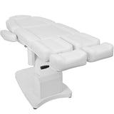 Azzurro 708AS 3-Motor Electric Pedicure Bed White - full product view on a white background