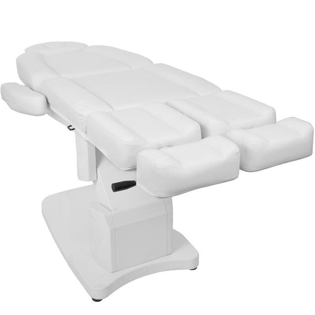 Azzurro 708AS 3-Motor Electric Pedicure Bed White - full product view on a white background