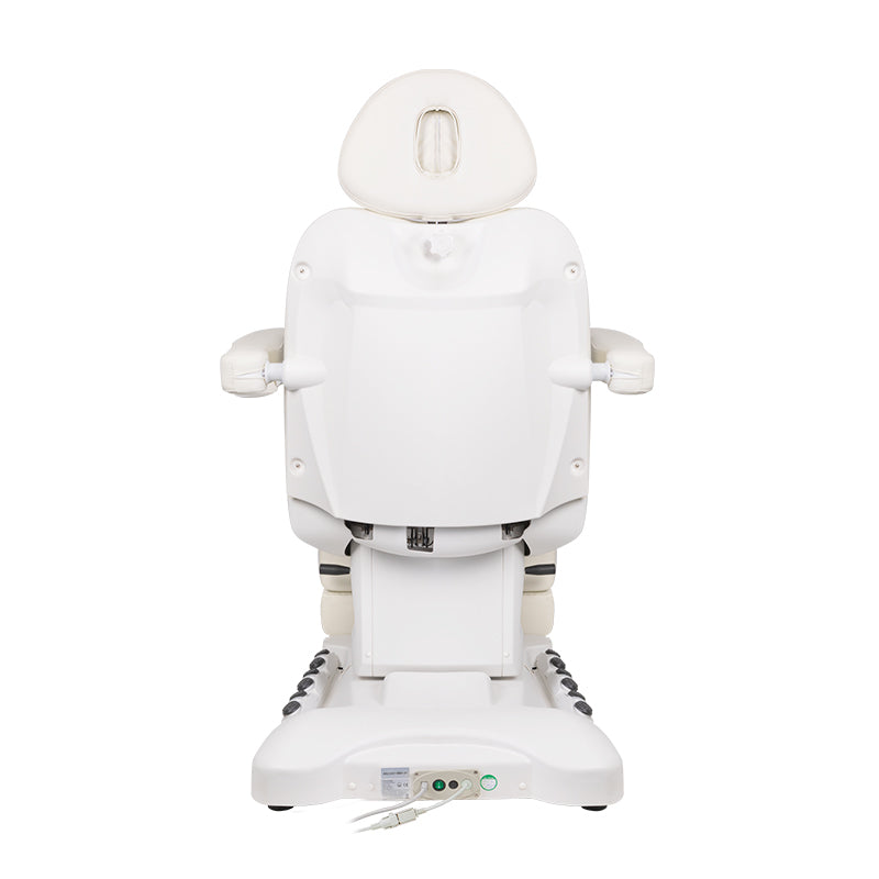 Azzurro 708BS Pedi Pro Heated Electric Pedicure Bed - close-up of the upholstery and adjustment details