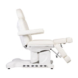 Azzurro 708BS Pedi Pro Heated Electric Pedicure Bed - close-up of the upholstery and adjustment details