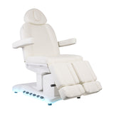 Azzurro 708BS Pedi Pro Heated Electric Pedicure Bed - close-up of the upholstery and adjustment details