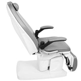 Azzurro 709A Electric Pedicure Bed Grey - full product view on a white background