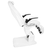 Azzurro 709A Electric Pedicure Bed White - full product view on a white background