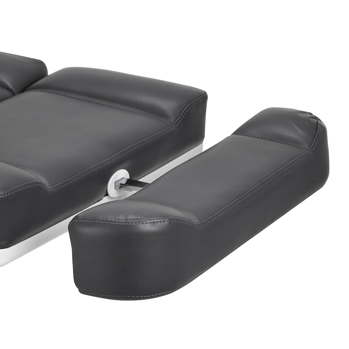 Azzurro 803D 3-Motor Electric Beauty Bed Grey - full product view on a white background