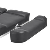 Azzurro 803D 3-Motor Electric Beauty Bed Grey - full product view on a white background
