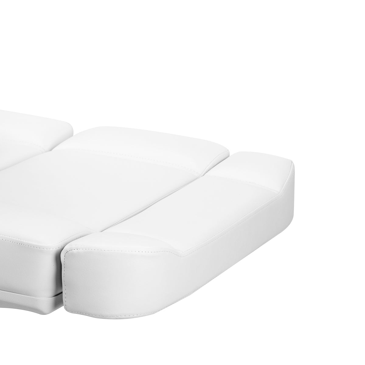 Azzurro 803D 3-Motor Electric Beauty Bed White - full product view on a white background