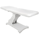 Azzurro 808 Electric Massage Bed White - full product view on a white background