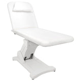 Azzurro 808 Electric Massage Bed White - full product view on a white background