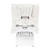 Azzurro 815B Electric Massage Bed White - full product view on a white background
