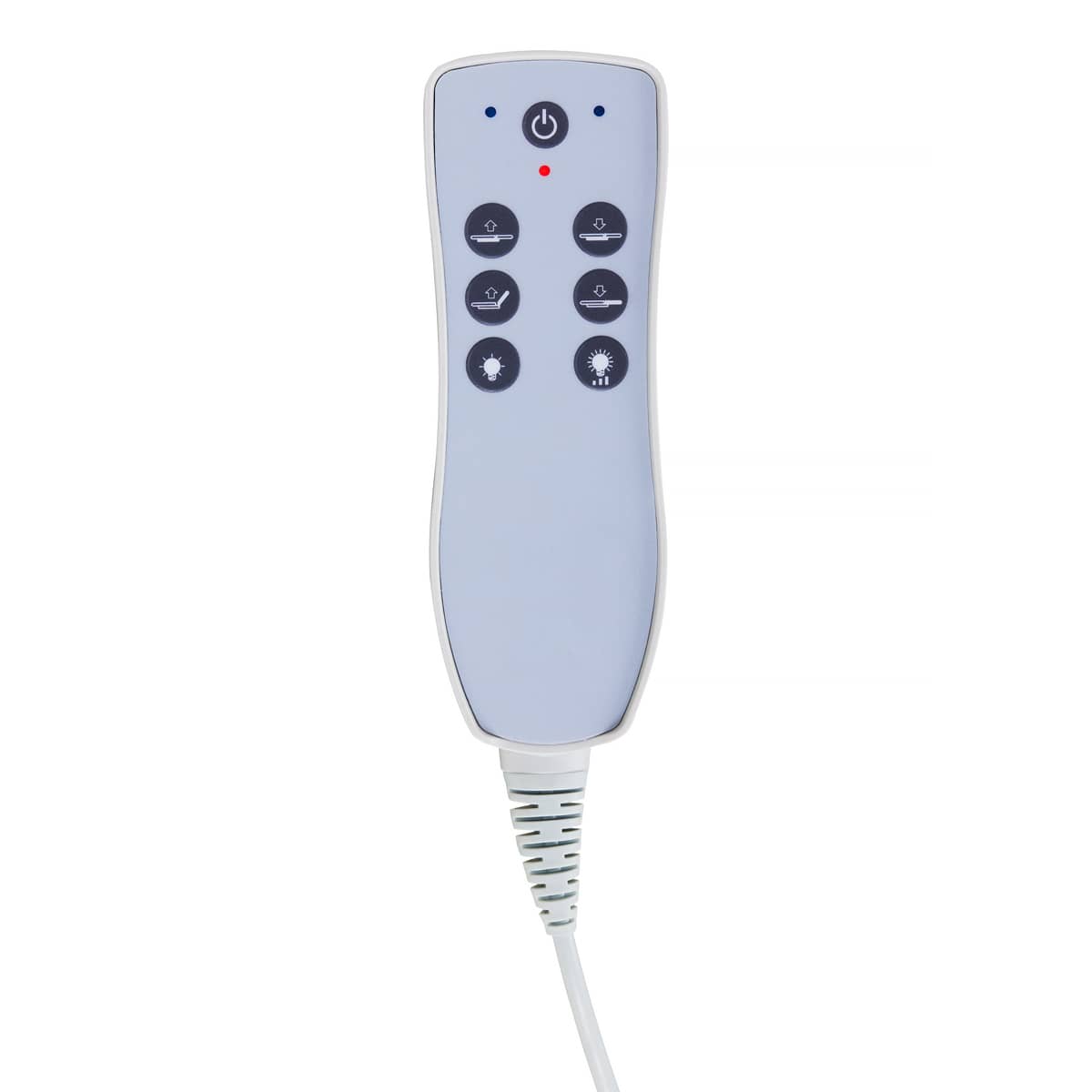 Azzurro 815B Electric Massage Bed White - full product view on a white background