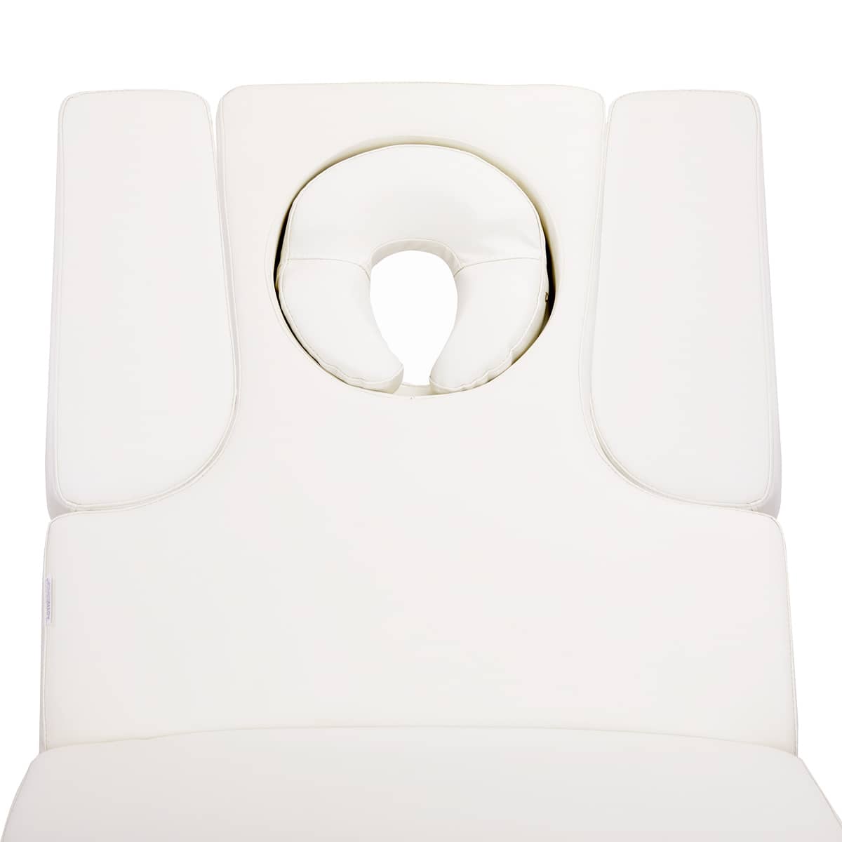 Azzurro 815B Electric Massage Bed White - displayed in a professional treatment-room setting