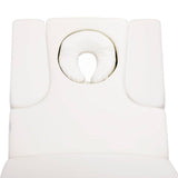 Azzurro 815B Electric Massage Bed White - displayed in a professional treatment-room setting