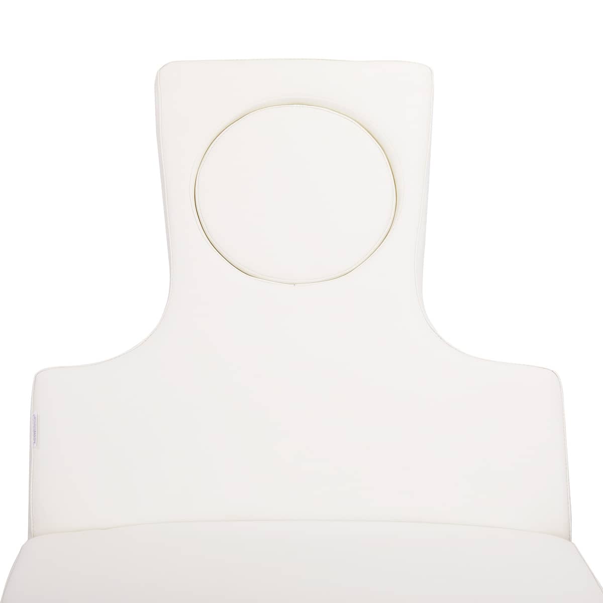 Azzurro 815B Electric Massage Bed White - displayed in a professional treatment-room setting