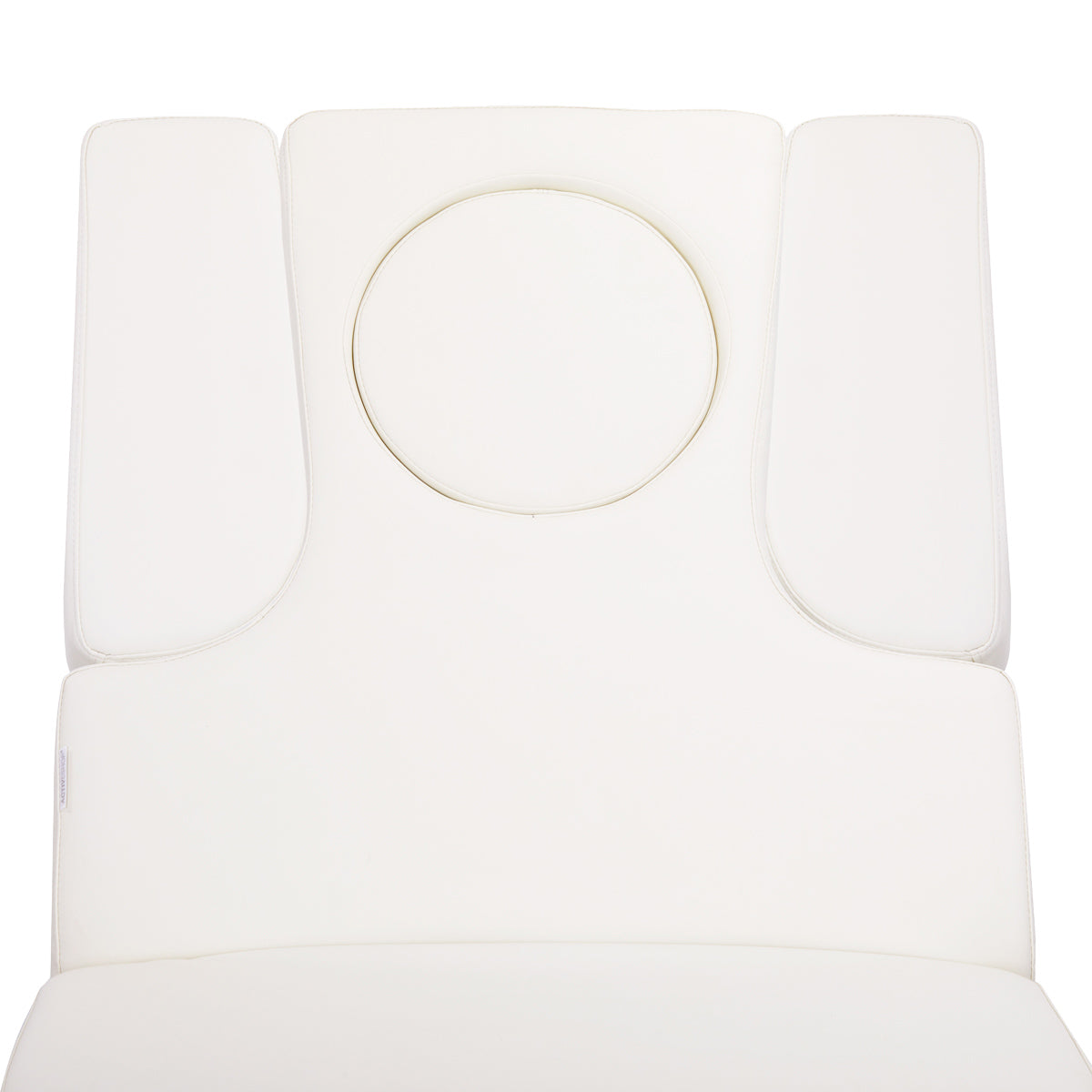 Azzurro 815B Electric Massage Bed White - displayed in a professional treatment-room setting