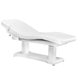 Azzurro 818A 4-Motor Electric Beauty Bed White - full product view on a white background