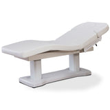 Azzurro 818A 4-Motor Electric Beauty Bed White - full product view on a white background
