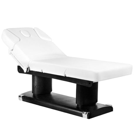 Azzurro 838 4-Motor Electric Spa Bed - full product view at an angle on a white background